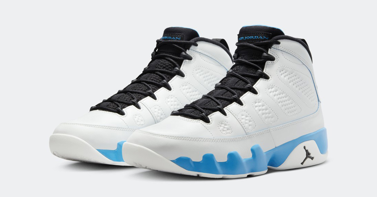 30-jähriges Jubiläum: In 2024 kehrt der Air Jordan 9 „Powder Blue“ zurück